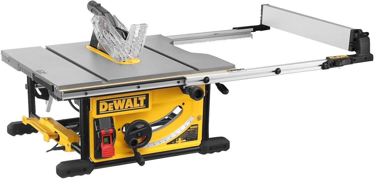Test de la scie sur table Dewalt DWE7492-QS 2025 W