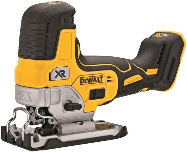 DEWALT Scie sauteuse 20 V max, sans fil, poignée baril, vitesse de lame 3 200, outil nu uniquement (DCS335B)
