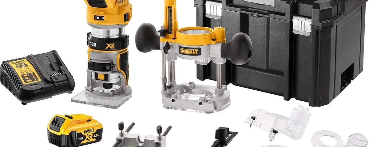Test du kit affleureuse et défonceuse Dewalt XR 18V brushless : performance et légèreté