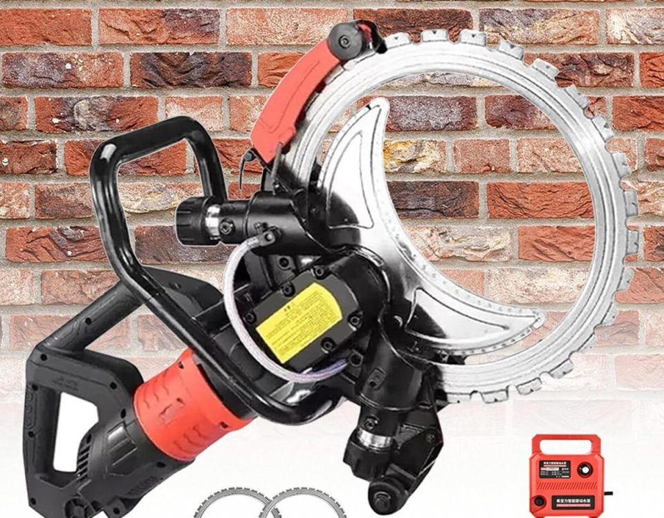 Test : scie à béton haute fréquence 9500W