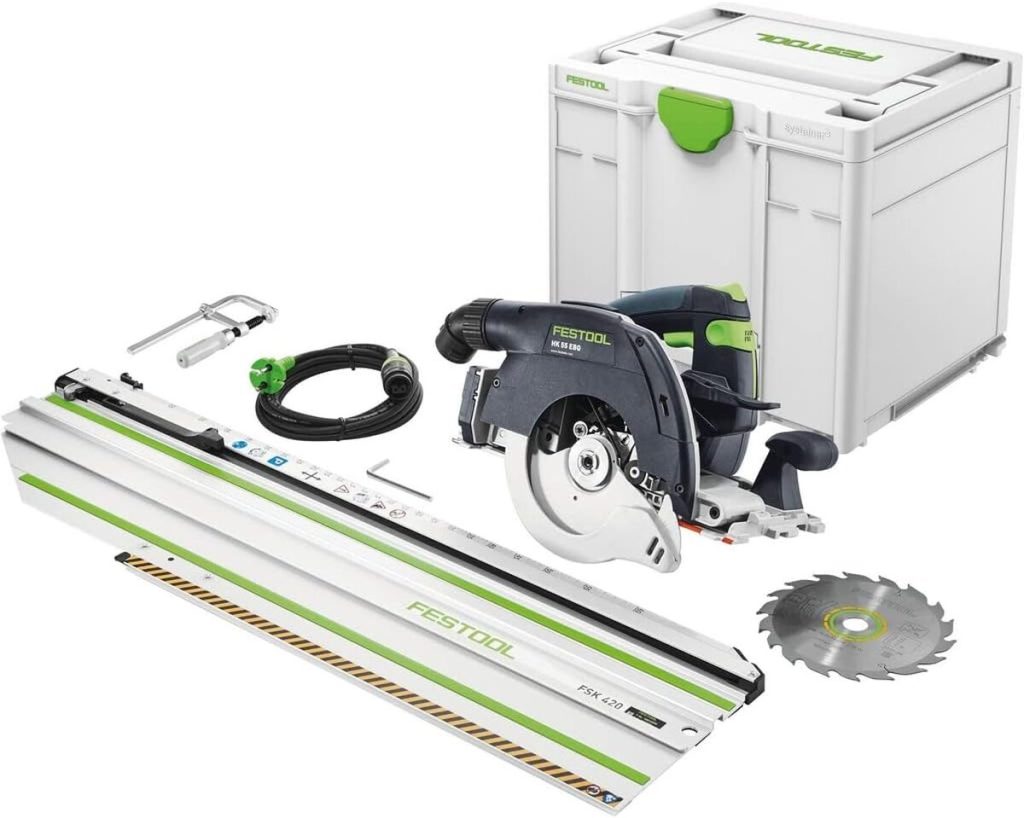 Test : scie circulaire portative Festool HK 55 EBQ-Plus-FSK 420