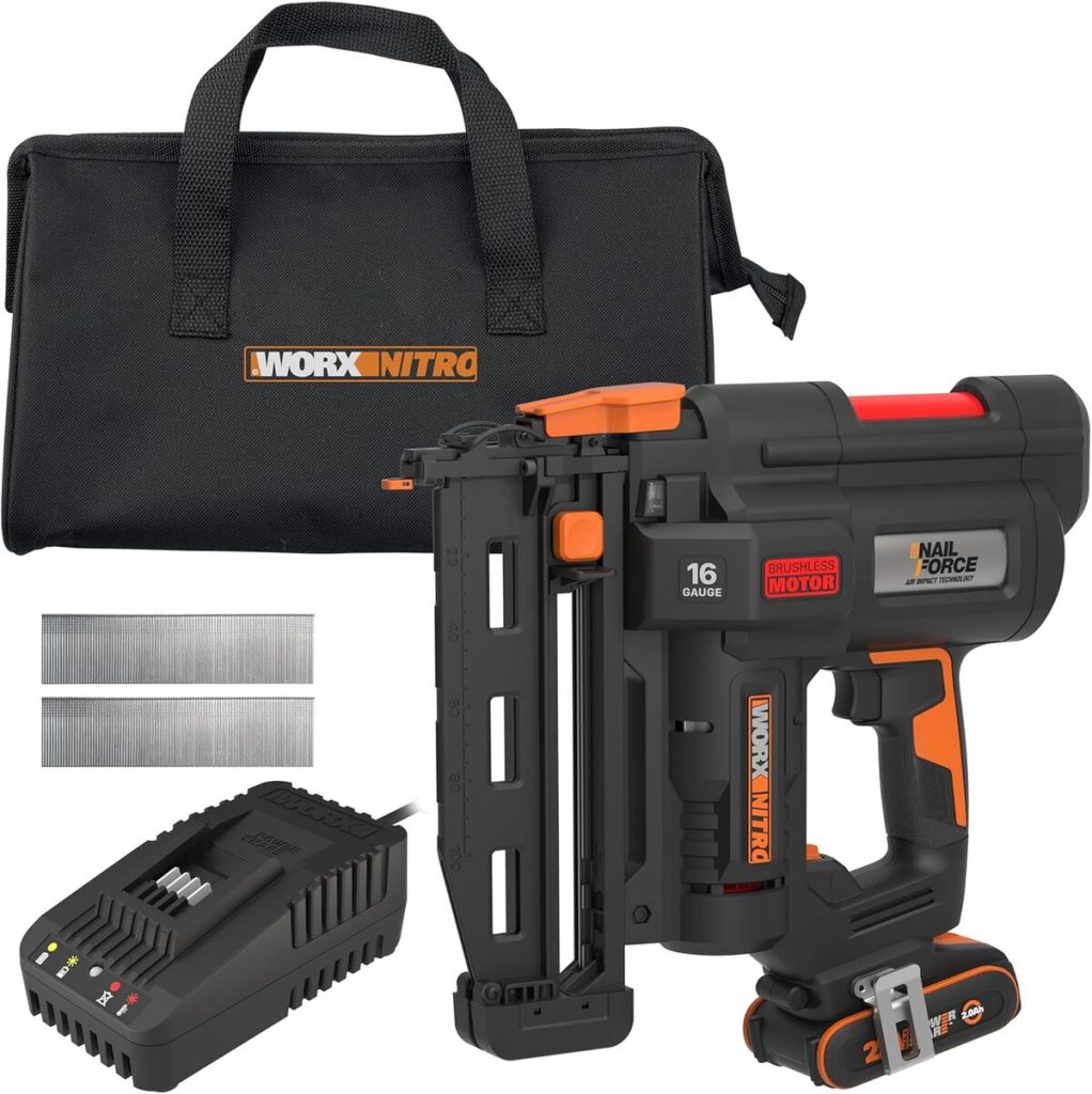 Test : cloueur de finition sans fil 20V WORX WX841