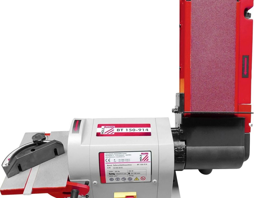 Test : ponceuse à bande et à disque Holzmann BT150-914 230V