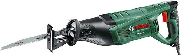 Bosch Home and Garden Scie sabre - PSA 900 E (Livrée avec 1 lame pour bois, panneaux agglomérés et plastiques + 1 lame pour bois et métal) Vert