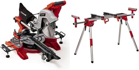 Test de la scie à onglet Einhell TE-SM 10 L Dual : performance et précision