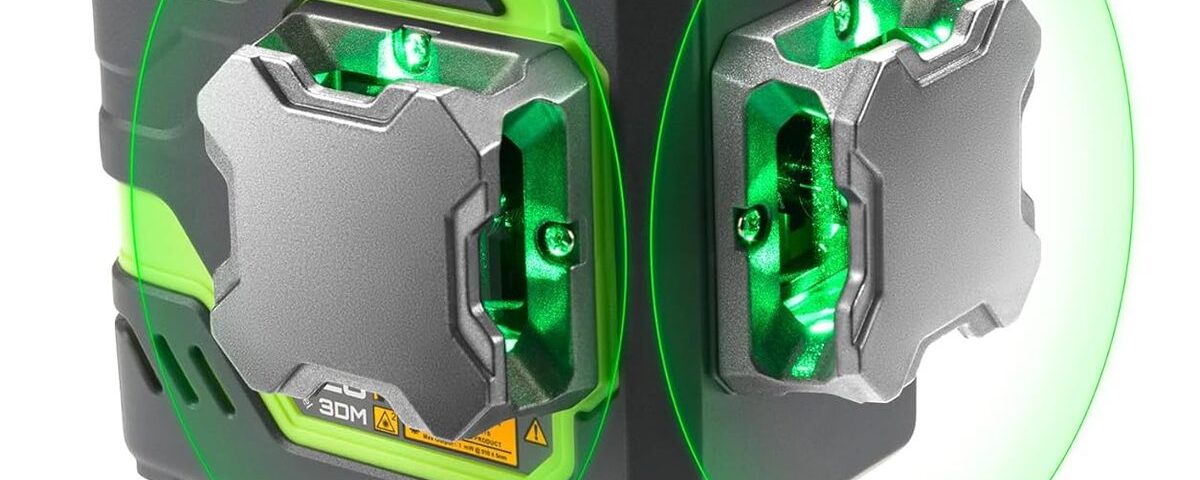 Test du niveau laser LasGoo LG-3DM à faisceau vert 3x360°