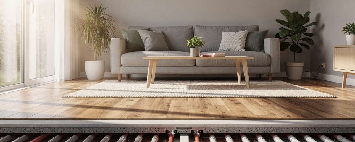 Plancher chauffant sous parquet : guide d'installation et choix