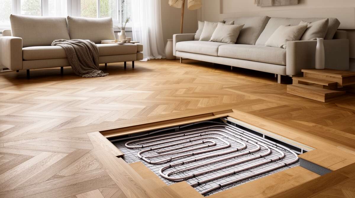 Comprendre le fonctionnement d'un plancher chauffant sous parquet