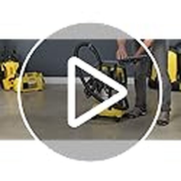 Kärcher Aspirateur Eau et Poussières WD 5 P S V-25/5/22, avec Prise de Courant, Filtre Plissé Plat, Fonction de Nettoyage du Filtre, Cassette Filtrante, 1100 W, Cuve : 25 l, Tube d'Aspiration : 2,2 m