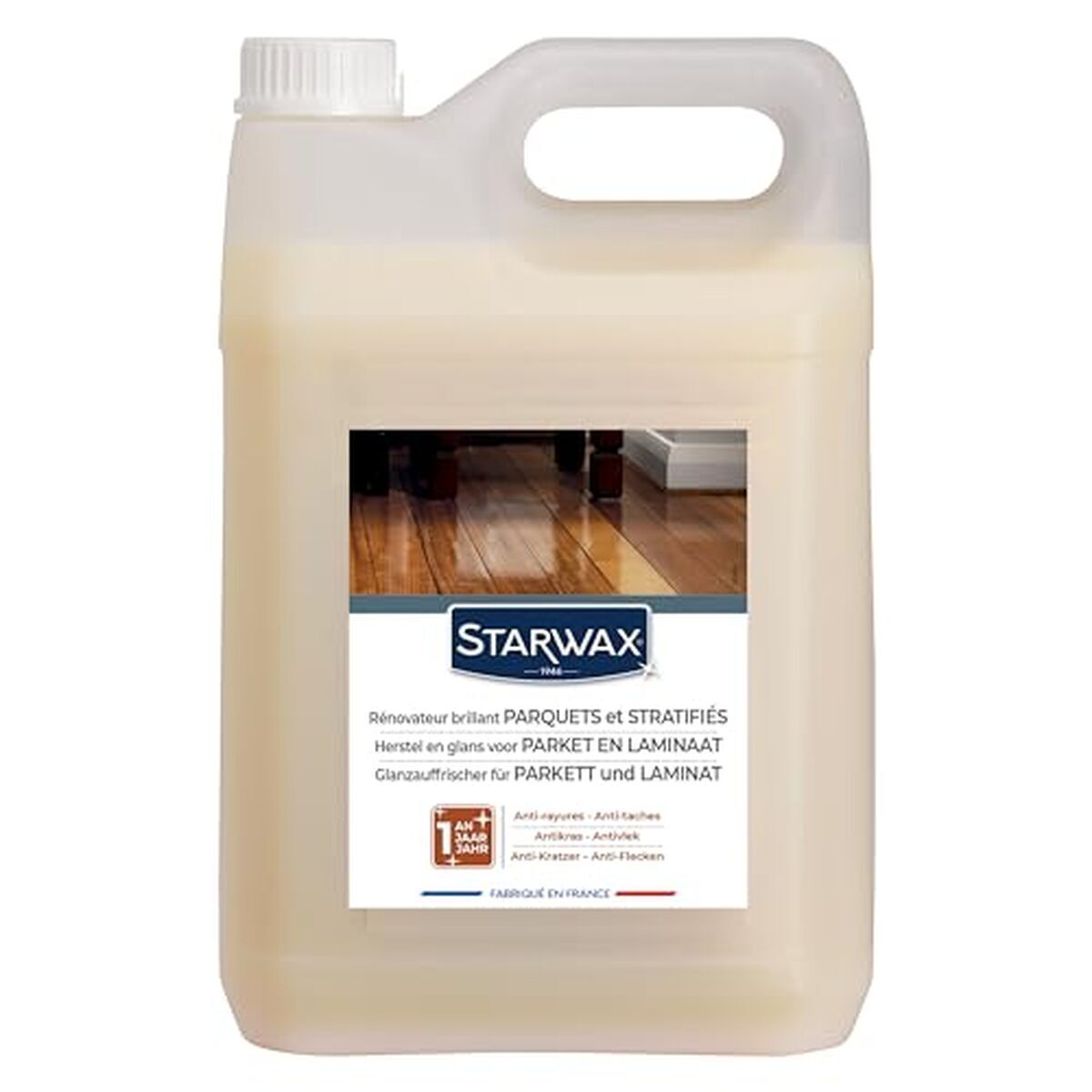 Test : rénovateur brillant STARWAX pour parquets et sols stratifiés 5L