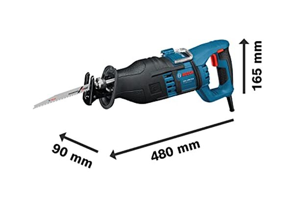 Découvrez notre test complet de la scie sabre Bosch Professional GSA 1300 PCE, une machine puissante de 1 300 W idéale pour vos travaux de coupe exigeants.