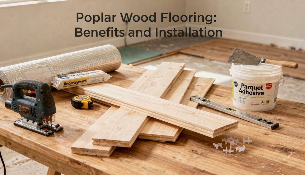 Parquet peuplier : avantages et installation