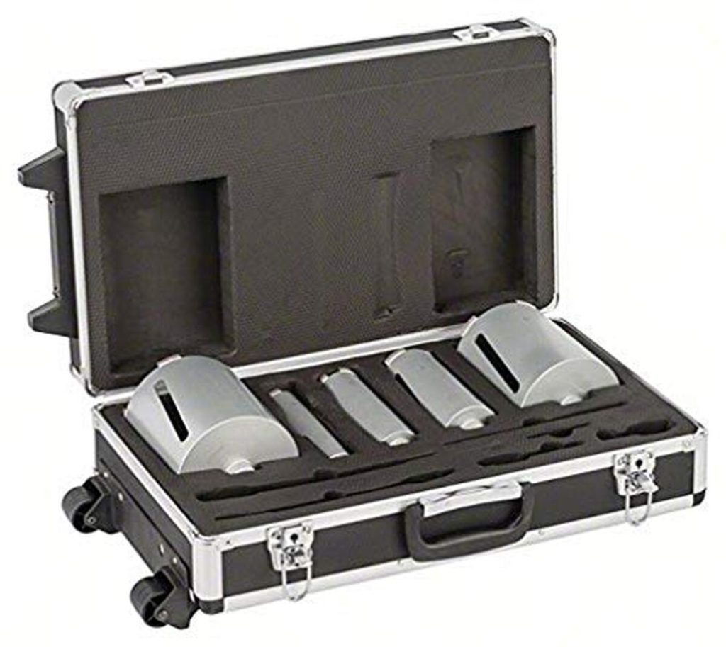 Test Bosch Accessories : set de couronnes de forage diamant 150 mm