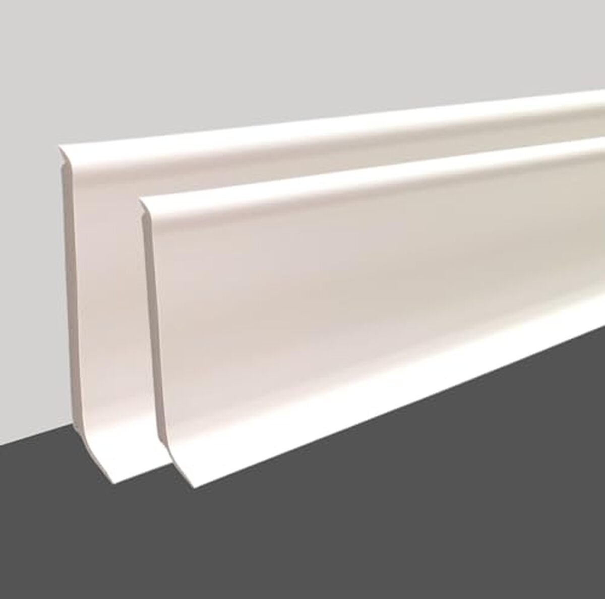 Test de la plinthe PVC MadeInNature : robustesse et design en blanc