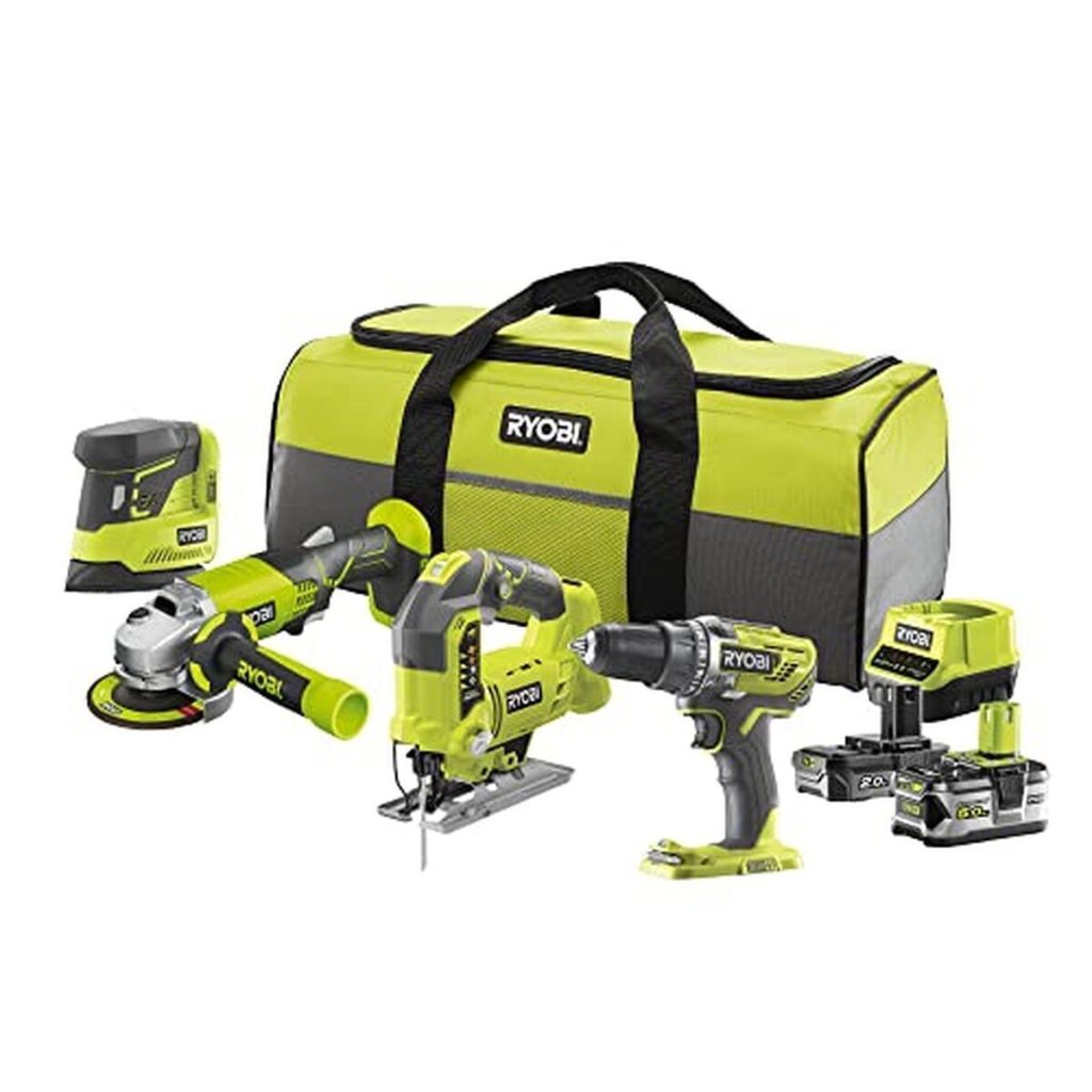 Test du combo RYOBI R18CK4B-252S : 4 outils + batterie efficace