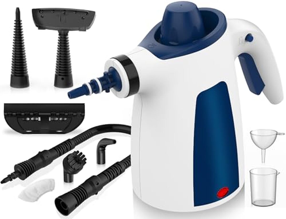 Test : nettoyeur vapeur portatif haute pression, 9 pièces, 350 ml