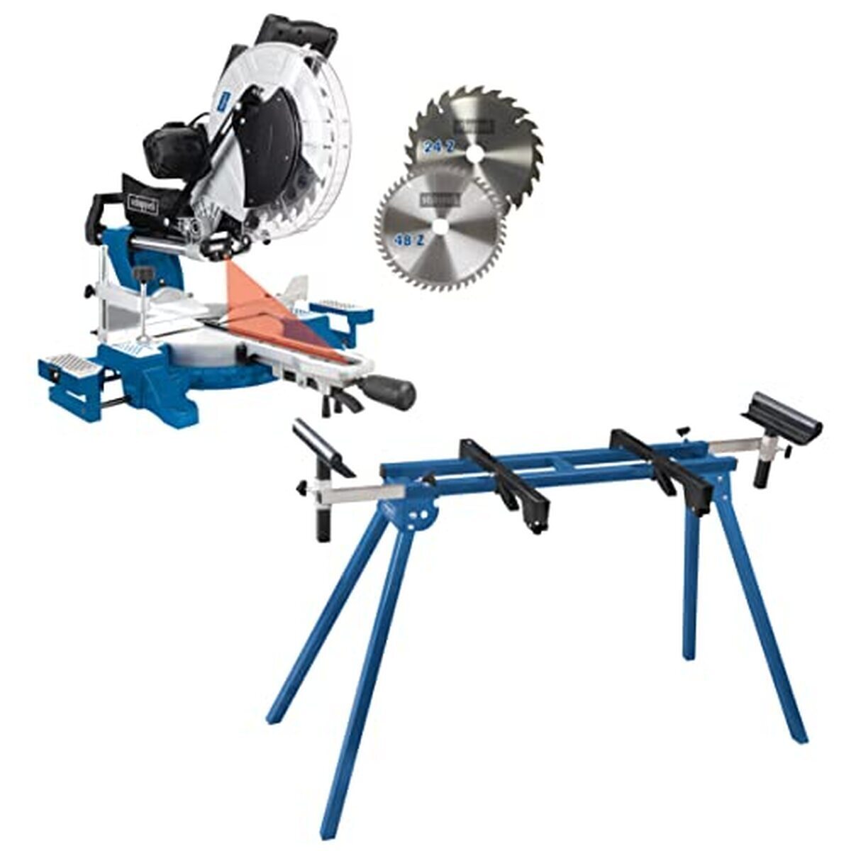 Test : scie à onglet radiale Scheppach HM140L, puissance et précision