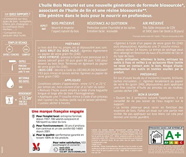 Découvrez notre évaluation complète de l'huile parquet V33 incolore mat : performance, application et finition pour sublimer et protéger votre sol en bois.