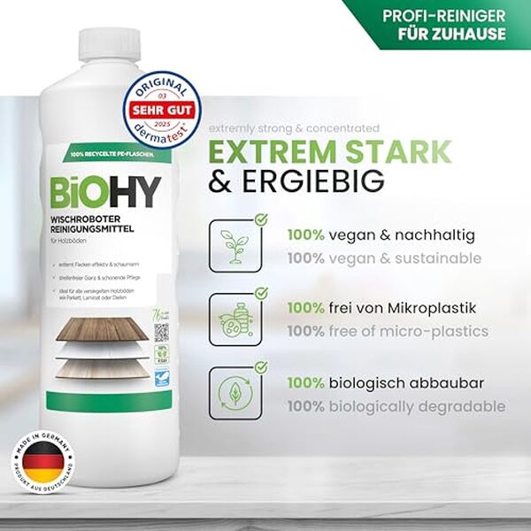Découvrez notre avis sur le nettoyant BiOHY 10L : efficacité et performance pour des planchers en bois éclatants