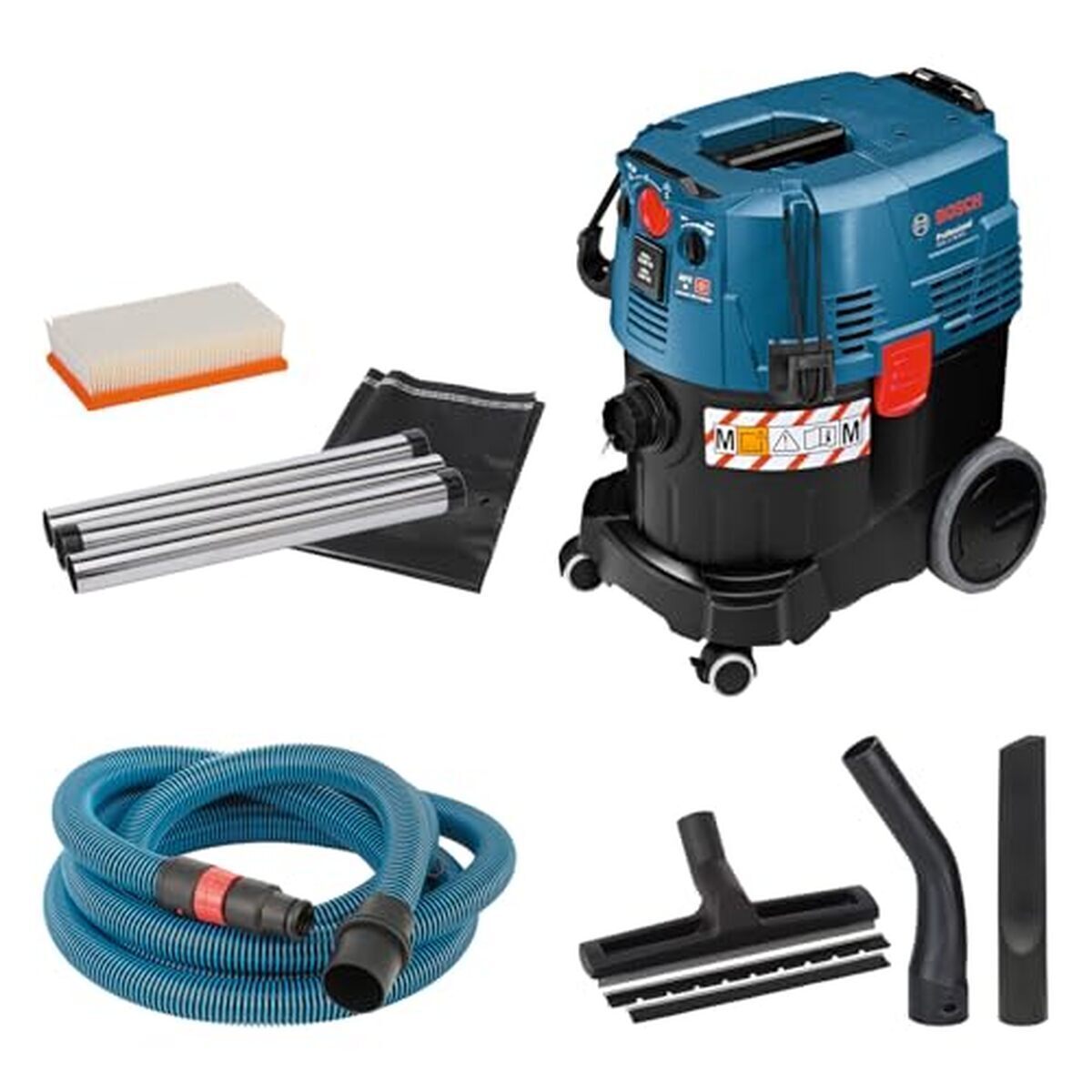 Test : aspirateur Bosch Gas 35 M AFC, 1 200 W et 35 L