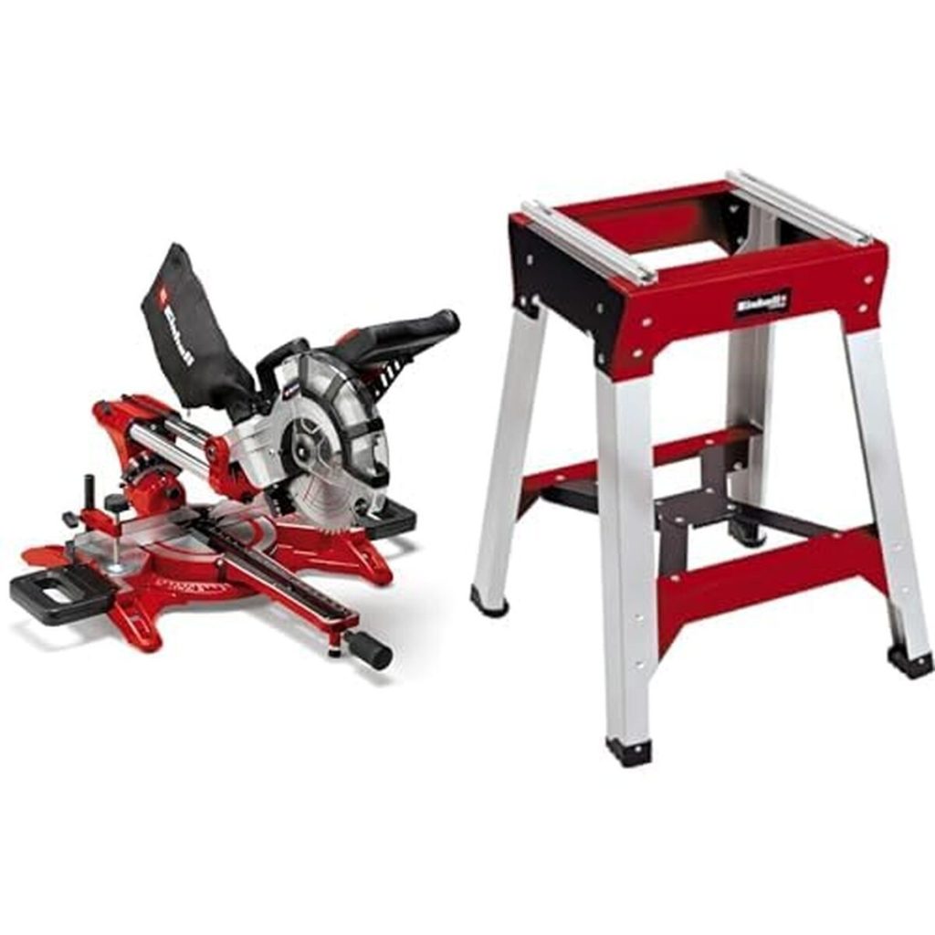 Test de la scie à onglet Einhell TC-SM 2131/1 Dual avec support universel
