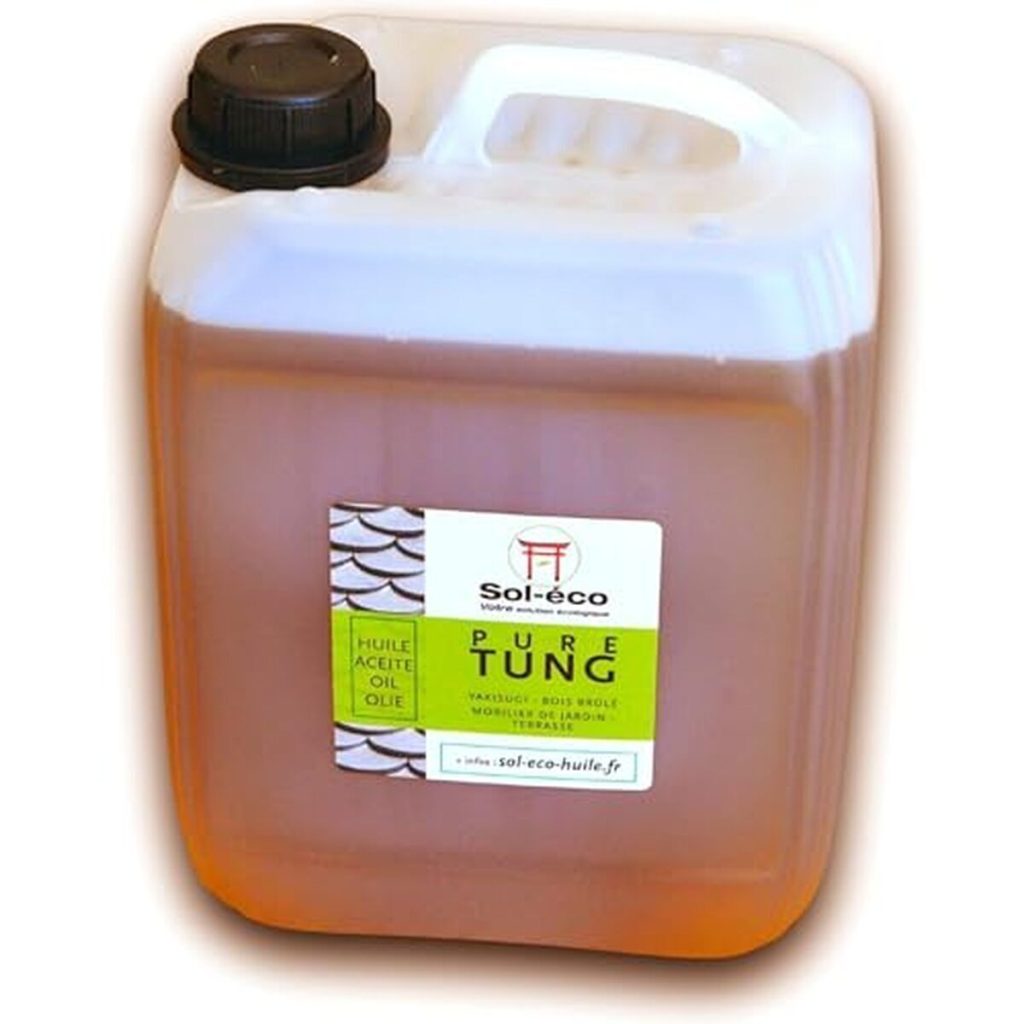 Test de l'huile tung pure Sol-éco : protection bois intérieur et extérieur