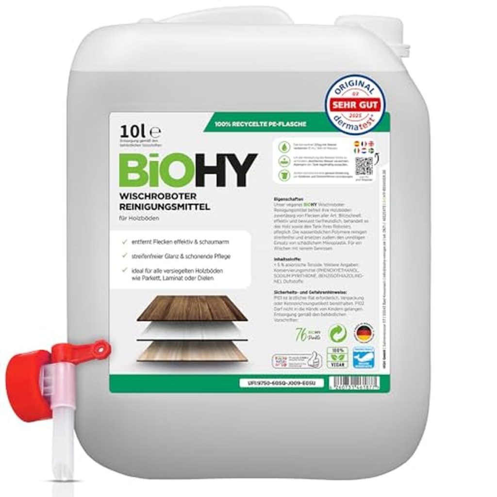 Test du nettoyant BiOHY 10L pour planchers en bois