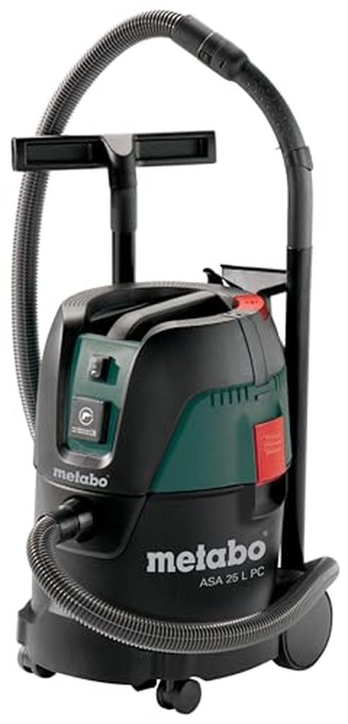 Test metabo ASA 25 L PC 1200W : aspirateur eau et poussière efficace