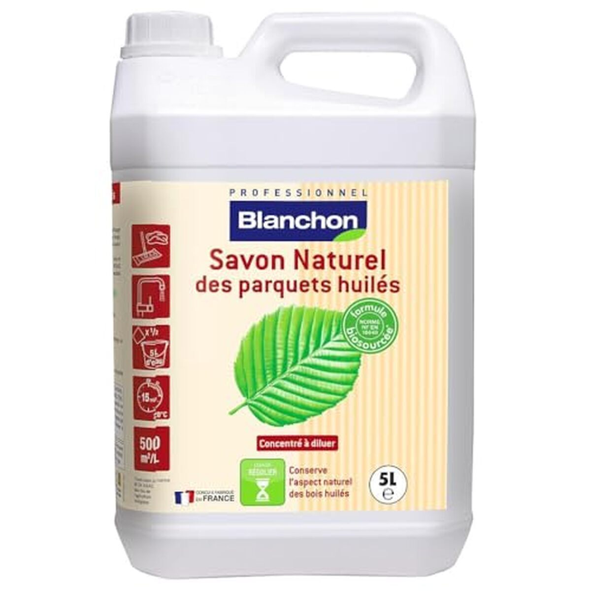 Test : savon naturel des parquets huilés blanc 5L