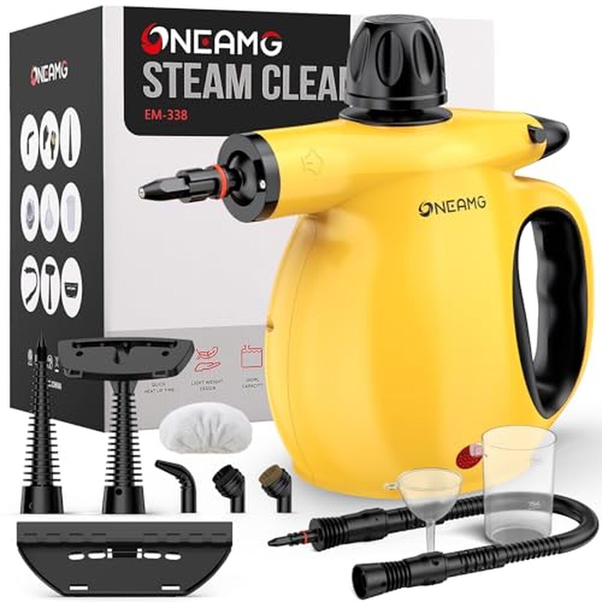 Test du nettoyeur vapeur OneAmg 1050W : polyvalence et sécurité au rendez-vous