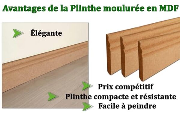 Découvrez notre test détaillé de la plinthe moulurée MadeInNature 10, 8 cm style Louis XV : caractéristiques, qualité et installation pour sublimer votre intérieur. 