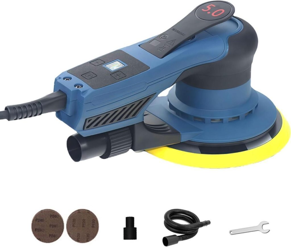 Test de la ponceuse électrique Meizuishi 150mm puissante et polyvalente