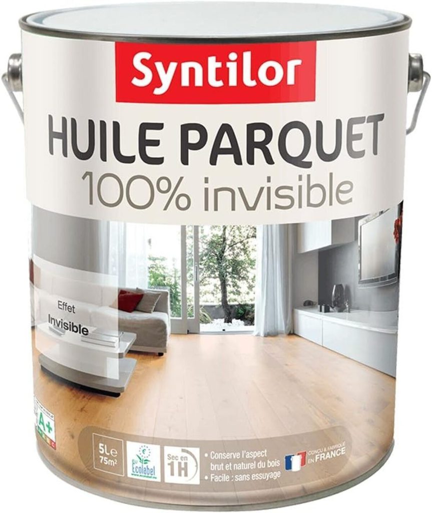 Test de l'huile parquet invisible Syntilor 5L