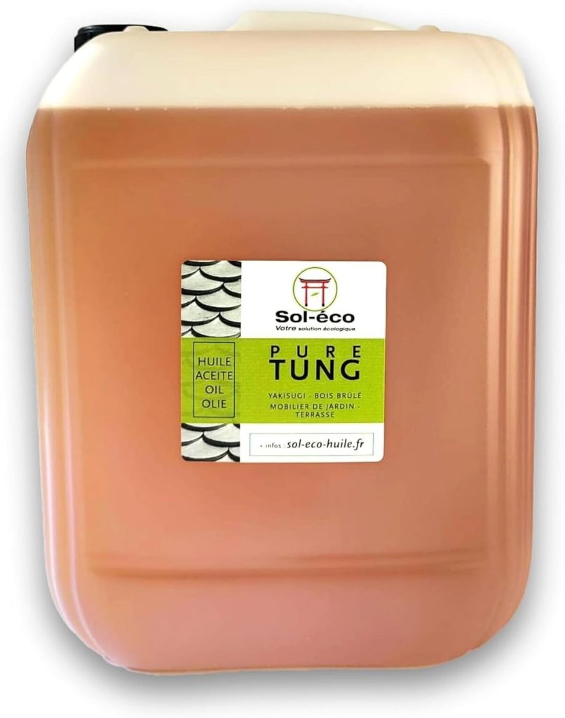 Test de l'huile pure de tung Sol-éco : protection bois intérieur/extérieur