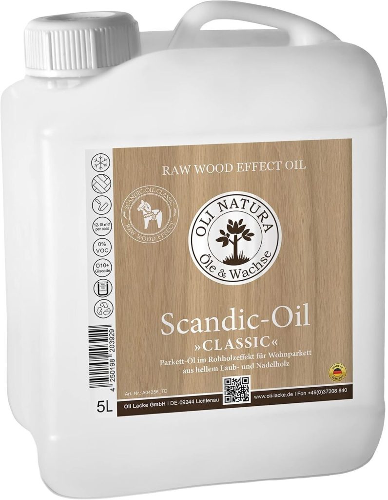Test de l'huile Scandic Oil Oli-natura pour parquet