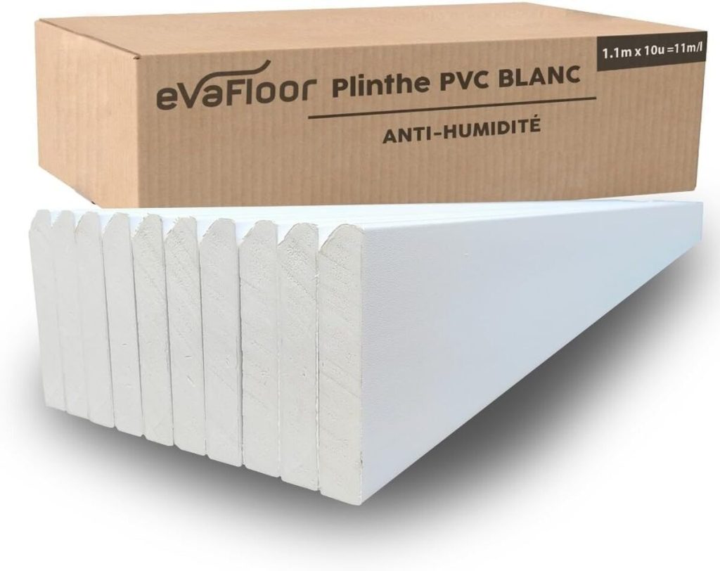Test des plinthes PVC Evafloor : performance et facilité d'installation