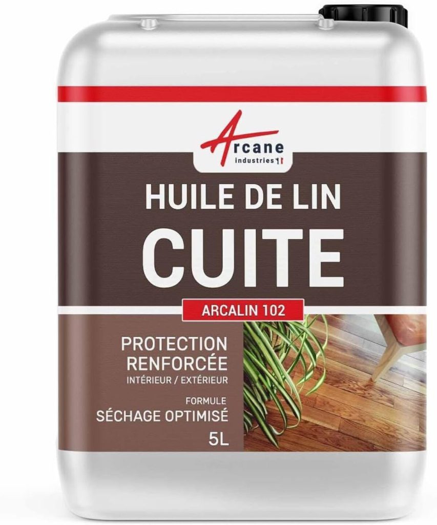 Test : huile de lin séchage rapide 5 L Arcane Industries
