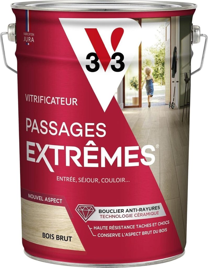 Test : vitrificateur V33 passages extrême 5L pour bois brut