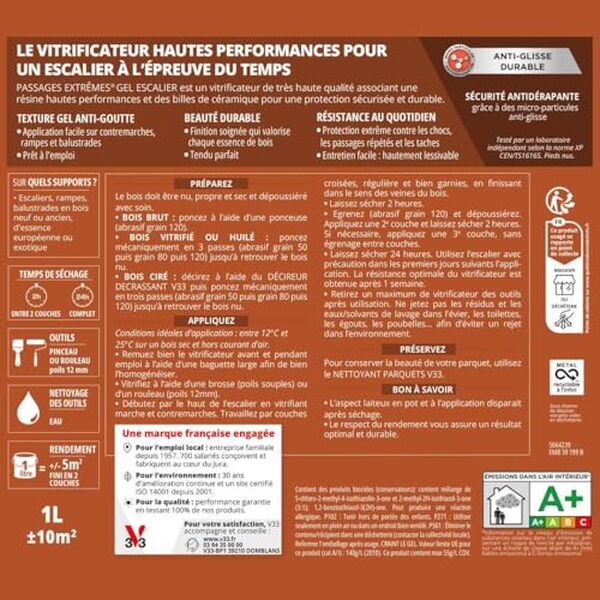 Test détaillé du vitrificateur V33 parquets extrêmes 2 en 5L incolore mat : performances, application et résultats pour protéger votre parquet.