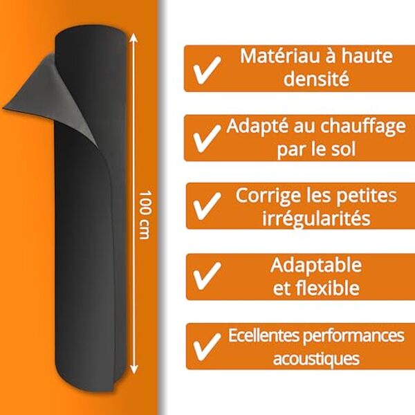 Découvrez notre test complet de l'isolation phonique uficell® Multisound pour sols : performances, caractéristiques et avantages pour votre confort acoustique.