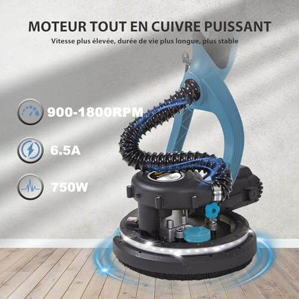 Découvrez notre test complet de la ponceuse girafe 750W avec lumière LED et système de vide automatique : caractéristiques, performances et avis pour bien choisir. 