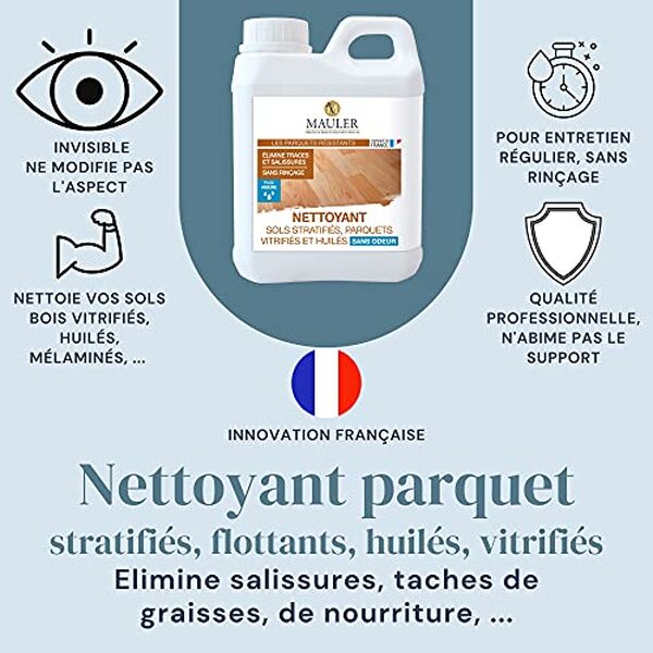 Découvrez notre test complet du nettoyant parquet vitrifié Mauler 5L : efficacité, avantages et résultats pour un parquet impeccable.