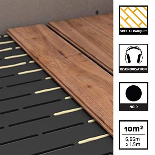 Découvrez notre test complet de l'isolant phonique Sika SikaLayer 05 noir pour parquet : performance acoustique, installation et avis détaillé.