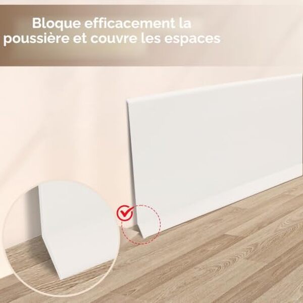 Découvrez notre test détaillé de la plinthe autocollante en vinyle flexible 10 cm : performances, installation et avantages pour votre intérieur. 