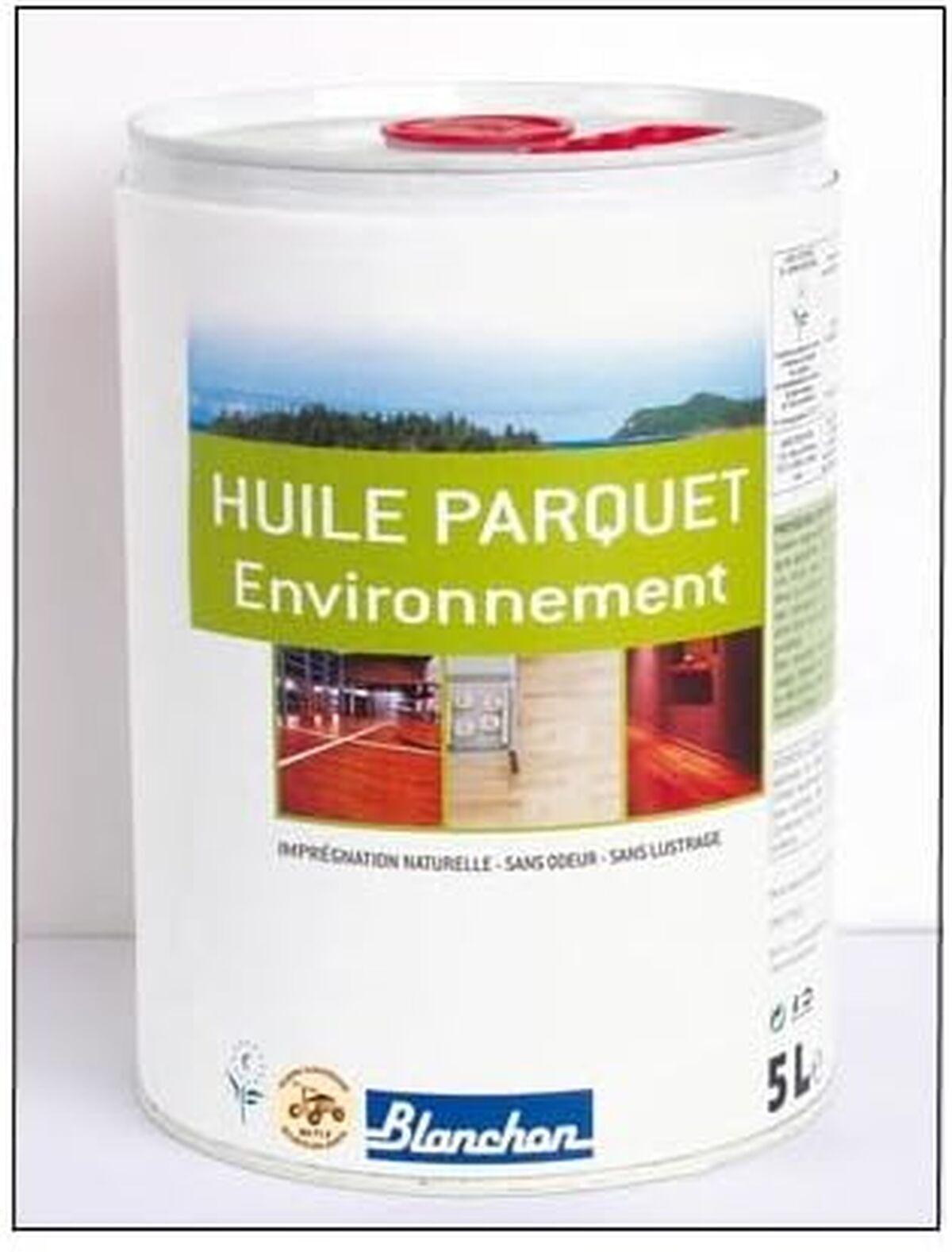 Test de l'huile Blanchon pour parquet bois brut 5L