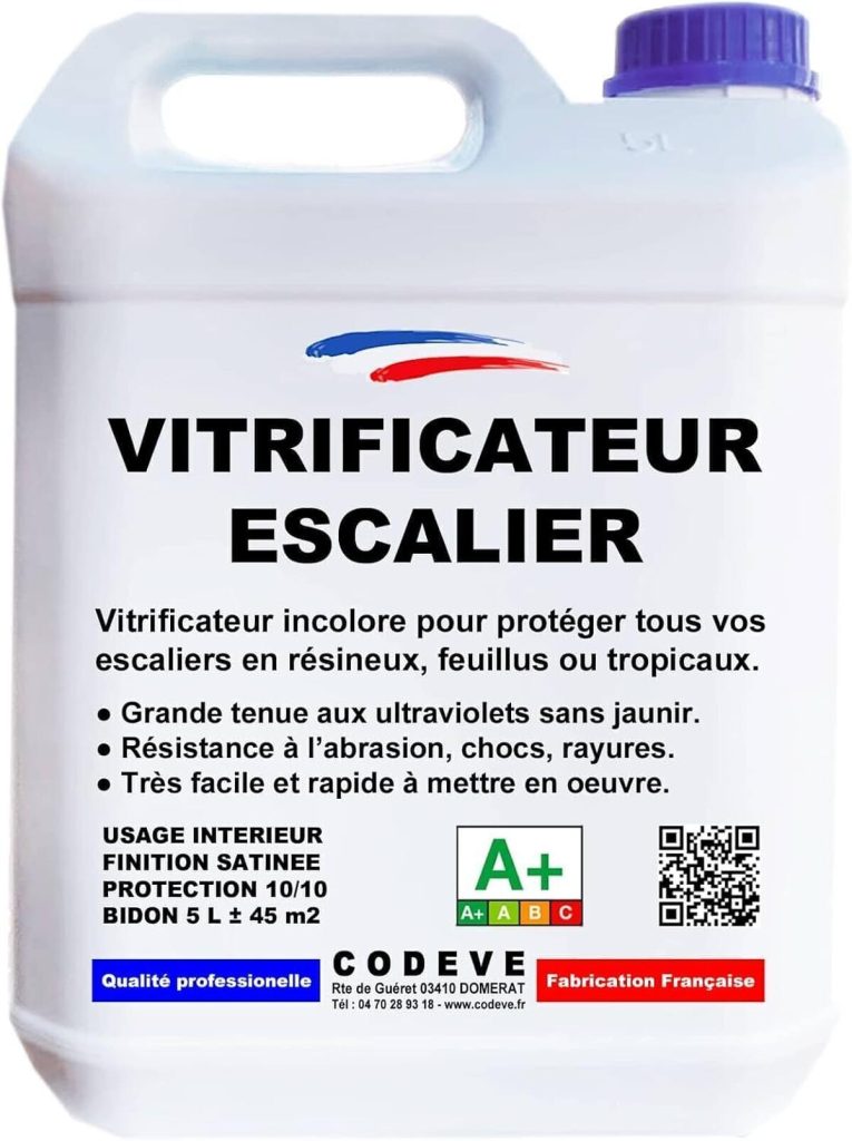 Test du vitrificateur escalier Codeve Bois 5L : protection optimale pour votre bois