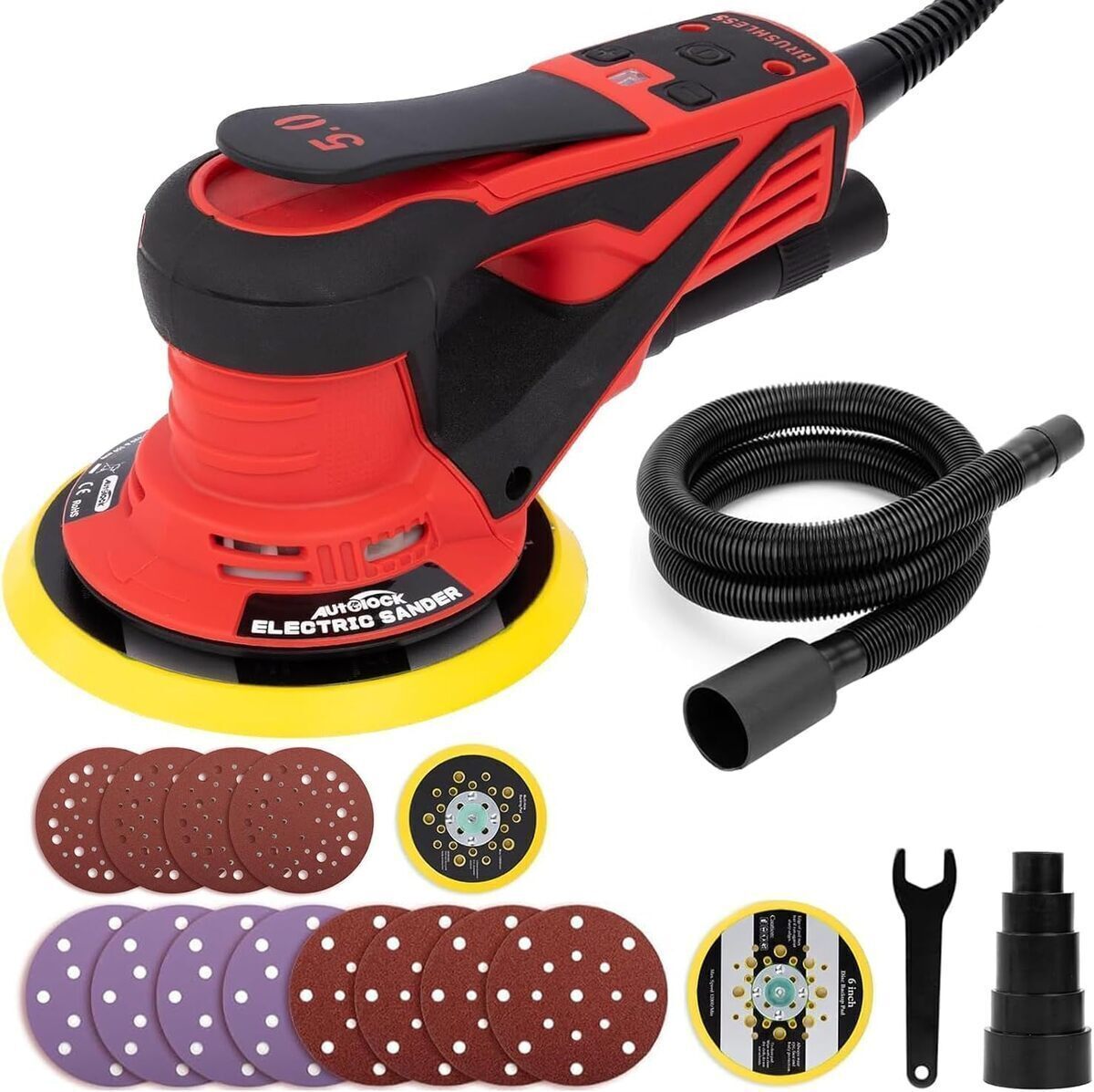 Test : ponceuse orbitale électrique Autolock 350W, 6 vitesses