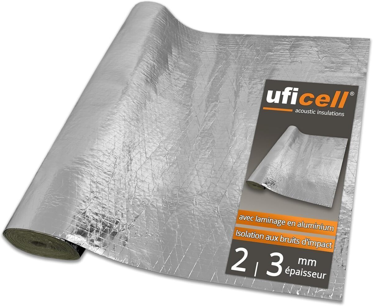 Test : uficell Acoustic Insulation 2 mm pour parquets
