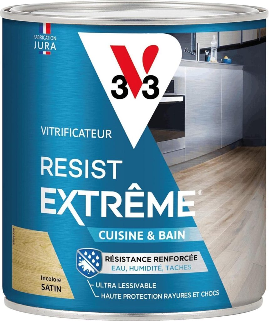 Test V33 vitrificateur Résist extrême satin 2, 5L